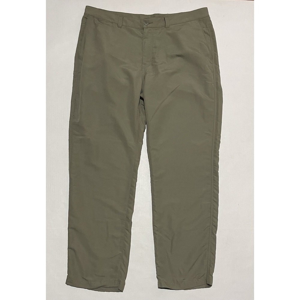REI Men's Hiking Pants Size 38‎ X 31 Nylon Light Green Outdoor Travel Lightweigt